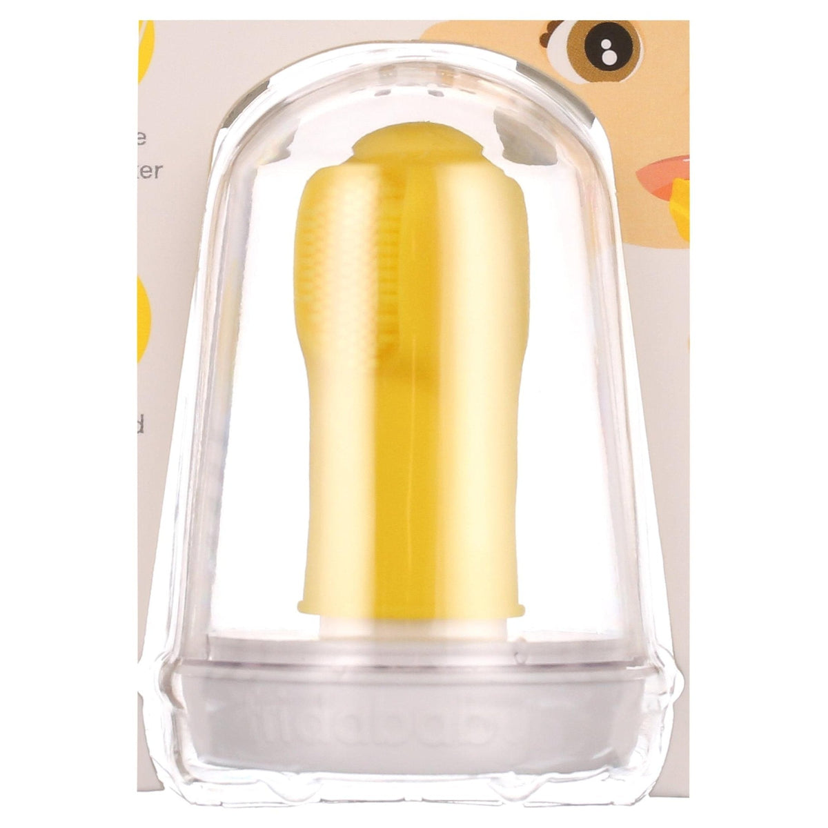 Frida Baby SmileFrida Finger Toothbrush for Baby to Infant Dental Care, Yellow