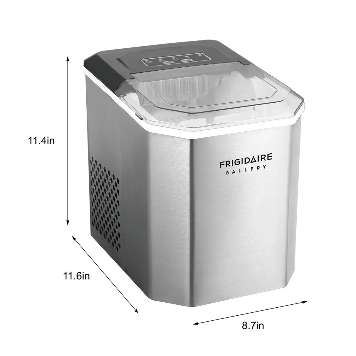 Frigidaire Gallery 26lbs. Stainless Steel Ice Maker