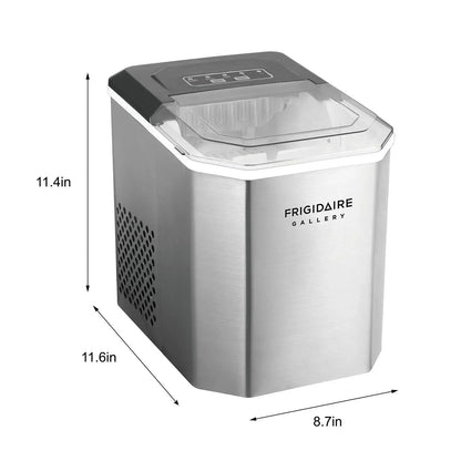 Frigidaire Gallery 26lbs. Stainless Steel Ice Maker