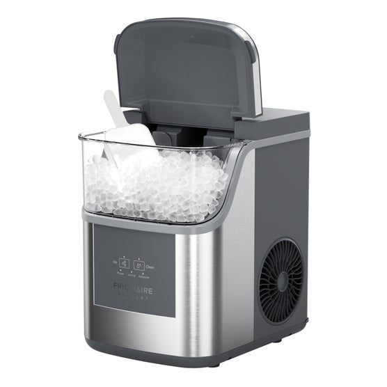 Frigidaire Gallery Crunch Countertop Nugget Ice Maker, 33 lbs per day, Self Cleaning, Touch Controls