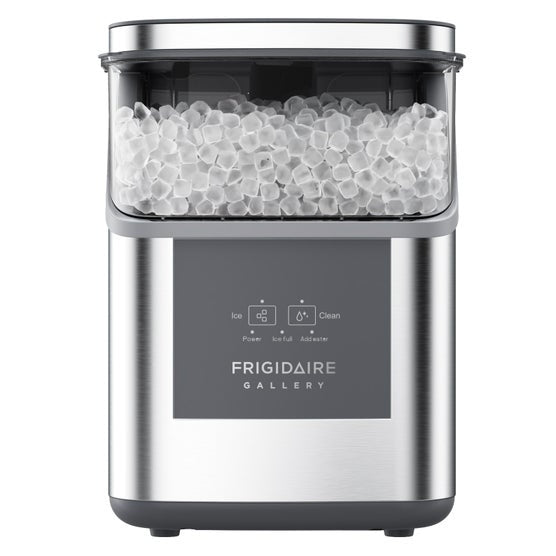 Frigidaire Gallery Crunch Countertop Nugget Ice Maker, 33 lbs per day, Self Cleaning, Touch Controls
