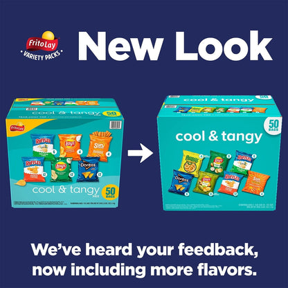 Frito-Lay Cool & Tangy Variety Pack Chips, 50 pk.