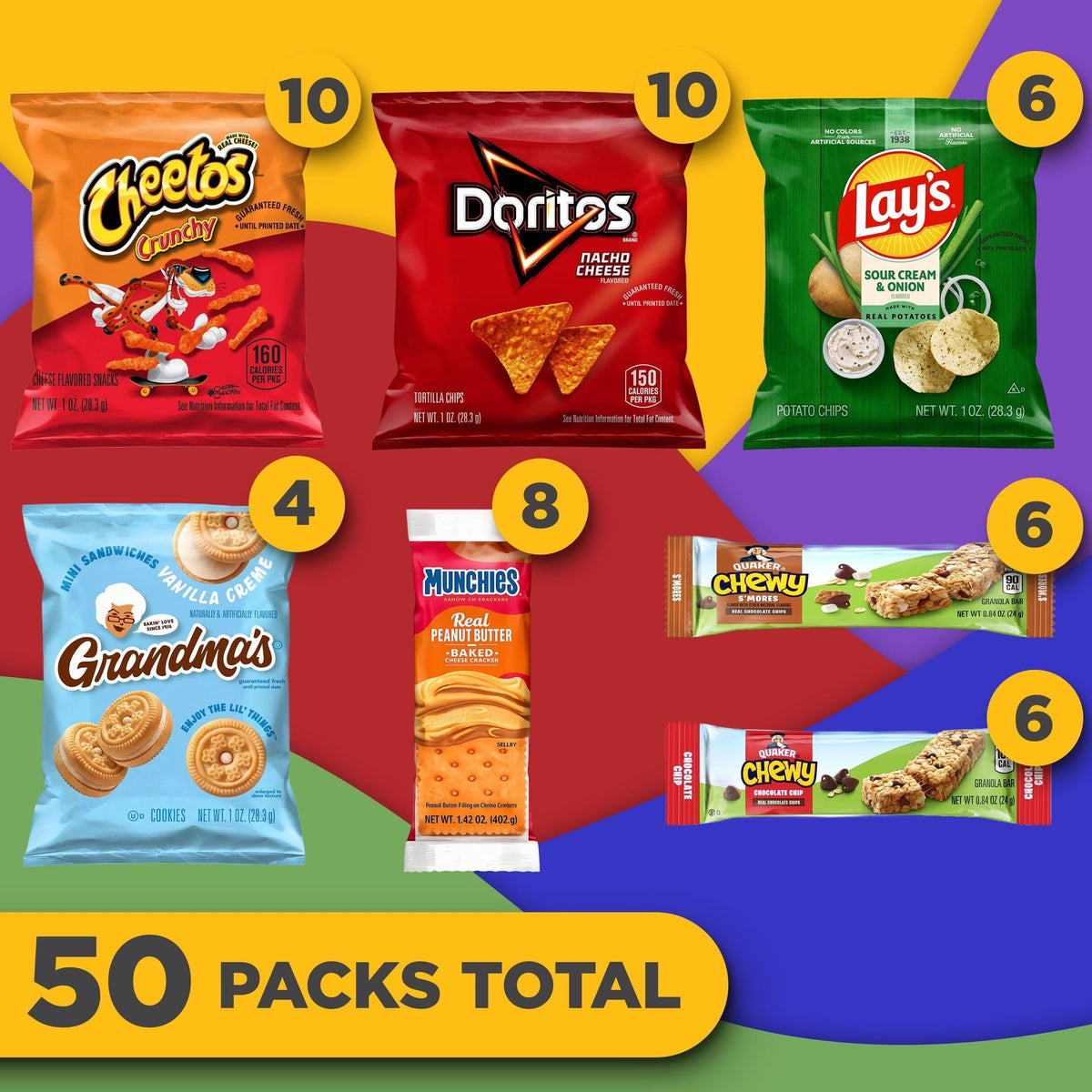Frito-Lay Snack Time Mix Variety Pack, 50 pk.