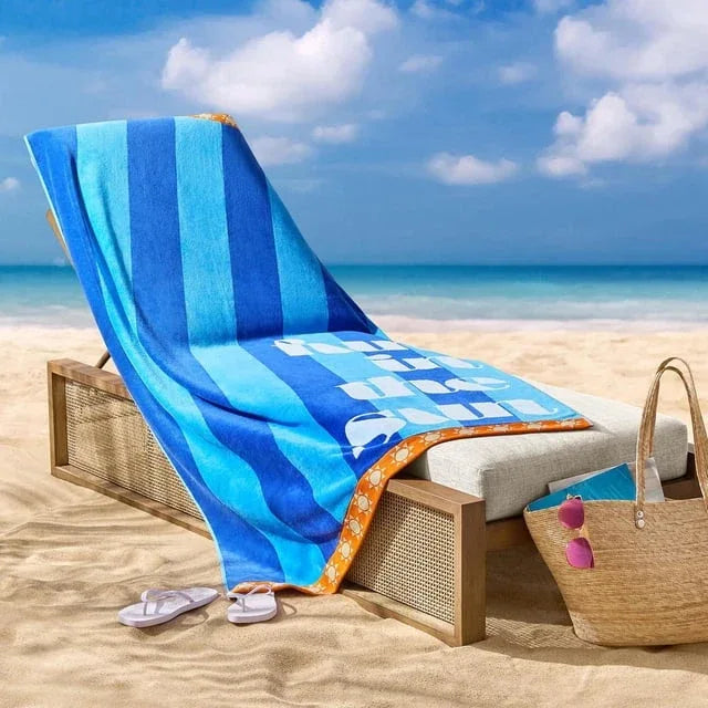Member's Mark 2-Pack Oversized Beach Towel, 40" x 72"