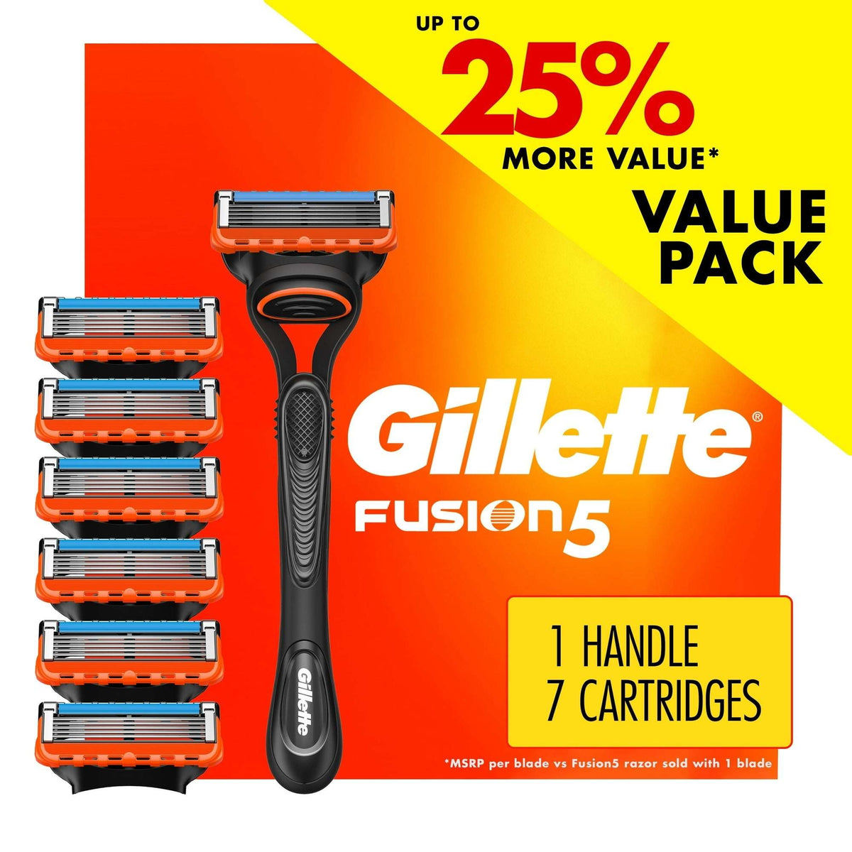 Fusion5 handle plus 15 razors