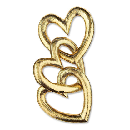 Heart Chain Decoration, Gold, 4", Valentine's Day by Way To Celebrate