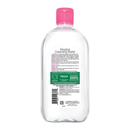Garnier Micellar Water Hydrating Facial Cleanser & Makeup Remover Pack