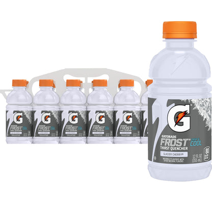 Gatorade Thirst Quencher Cool Blue Sports Drinks, 12 fl oz, 12 Count Bottles