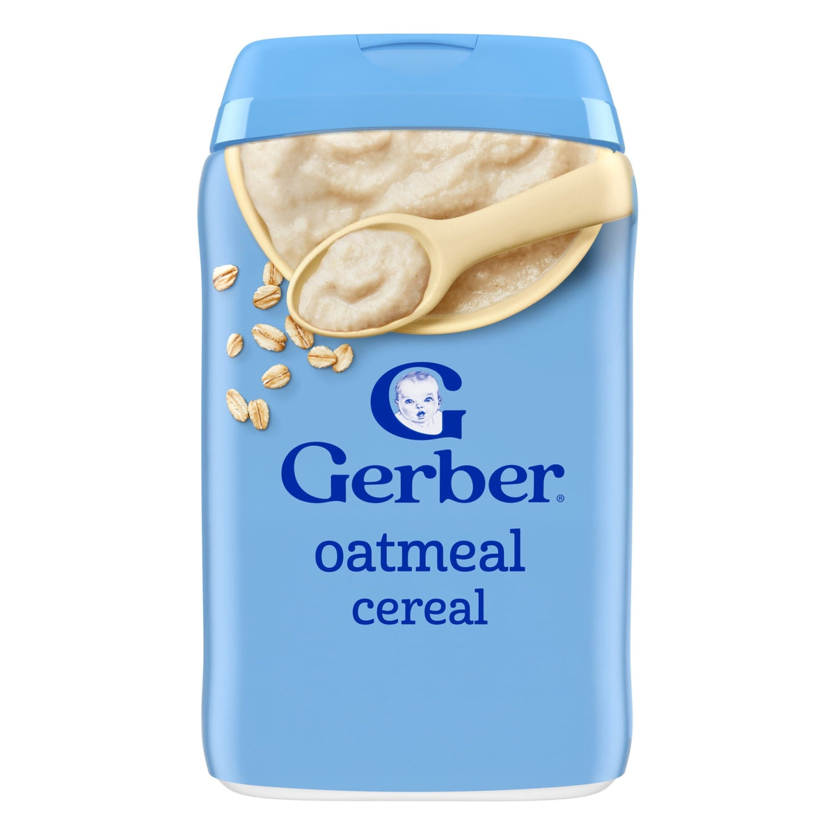 Gerber Stage 1 Baby Food, Baby Oatmeal Cereal, 8g Whole Grains, Infant Cereal 8 oz