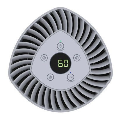 GermGuardian Airsafe+ Intelligent Air Purifier with HEPA Filter, UV-C, Air Quality Monitor