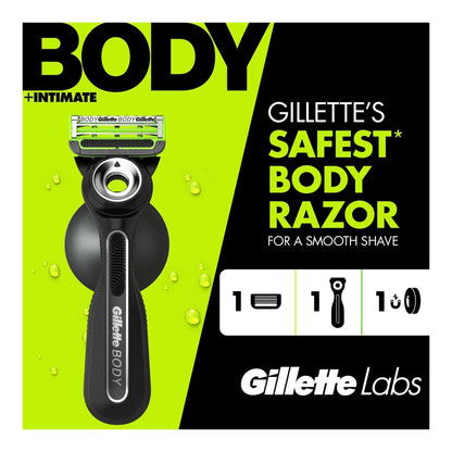 GilletteLabs Body + Intimate Razor For Men
