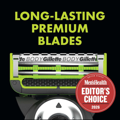 GilletteLabs Body + Intimate Razor For Men