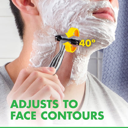 Gillette Mach3 Sensitive Men's Disposable Razors, 10 Count