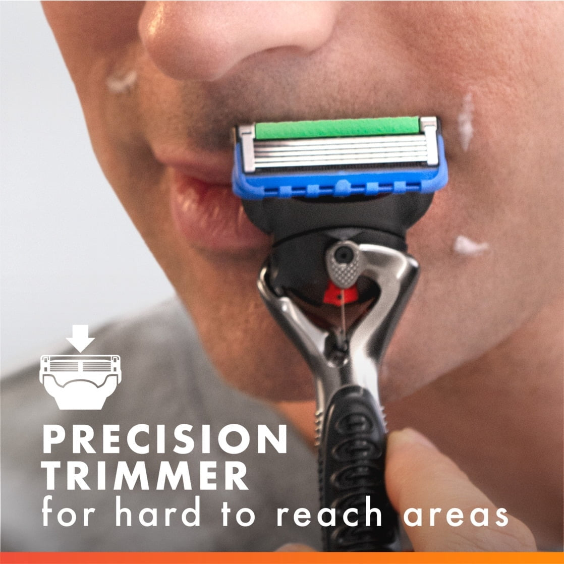 Gillette Pro Glide Power Men's Razor Handle + 1 Blade Refill, Blue