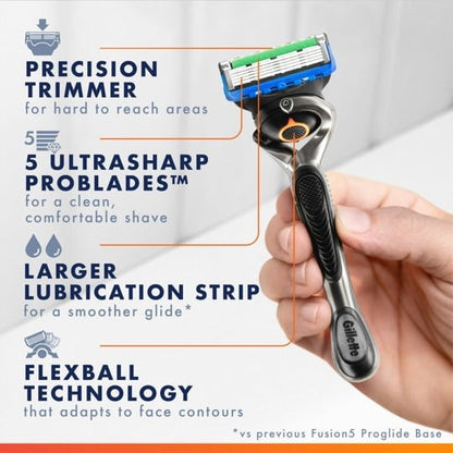 Gillette ProGlide Razor Bundle with 14 Blade Cartridge Refill