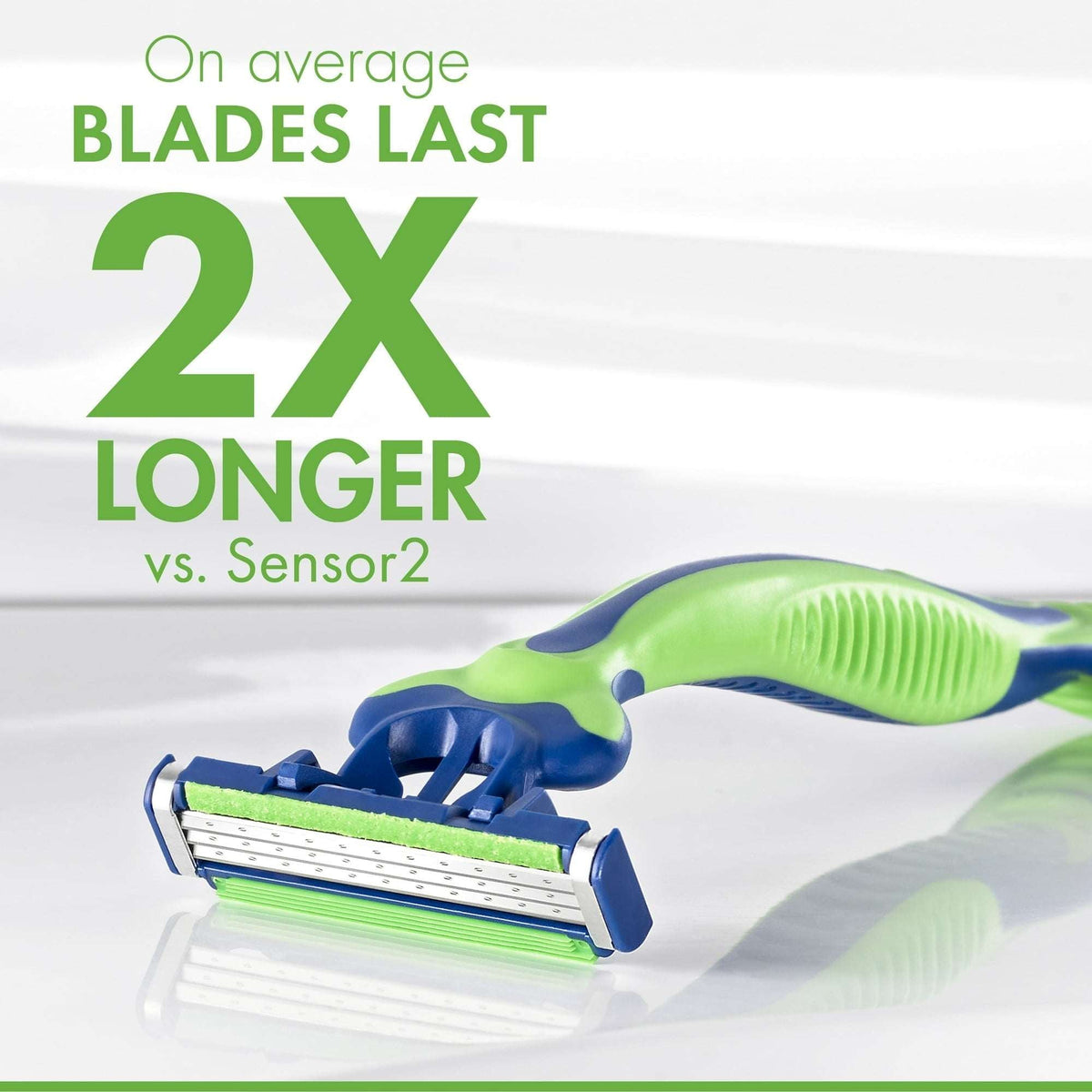 Gillette Sensor 3 Sensitive Men 3 Blade Disposable Razor,8 count