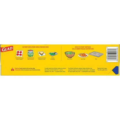 Glad Press'n Seal Plastic Food Wrap 140 sq. ft./roll, 2 rolls