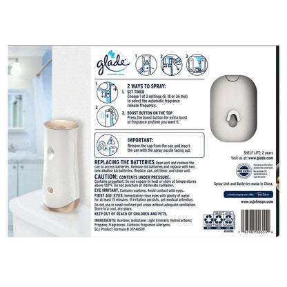 Glade Automatic Spray Air Freshener, Pumpkin & Ginger, 1 Device + 3 Refills