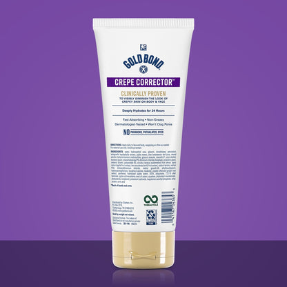 Gold Bond Age Renew Crepe Corrector Body Lotion, Replenishing &amp; Smoothing Formula, Gold Bond Crepe Corrector Body Lotion