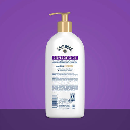 Gold Bond Age Renew Crepe Corrector Body Lotion, Replenishing &amp; Smoothing Formula, Gold Bond Crepe Corrector Body Lotion