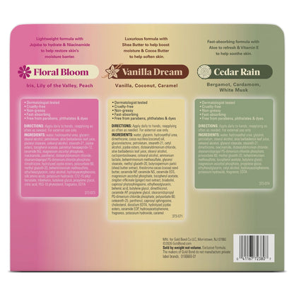Gold Bond Scented Hand Cream, Variety, 3 oz., 3 pk.