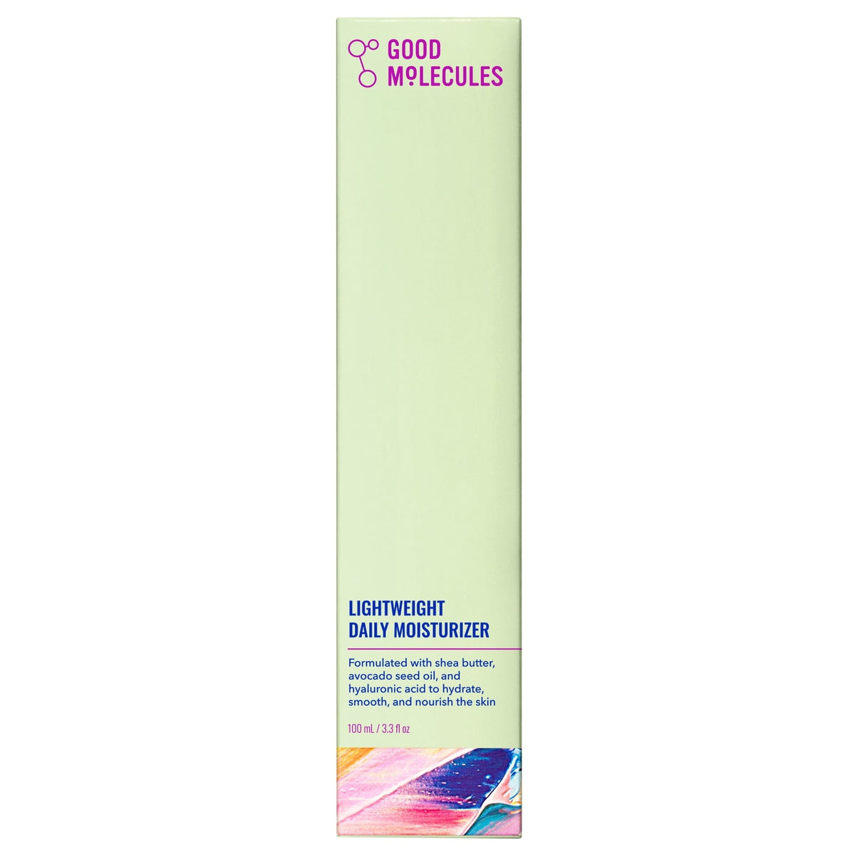 Good Molecules Lightweight Daily Moisturizer - Non-Greasy Facial Cream with Shea Butter & Hyaluronic Acid, Skincare for Face, 3.3 fl oz