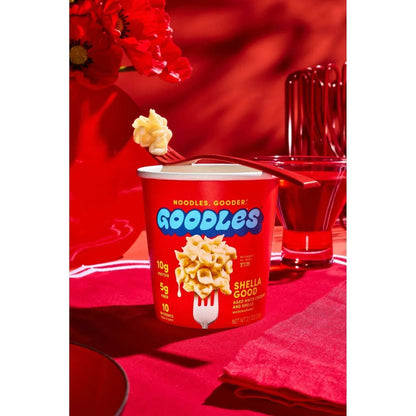 Goodles Mac & Cheese Shella Good Aged White Cheddar Microwaveable Cup; Shells, Shelf Stable 2.1oz
