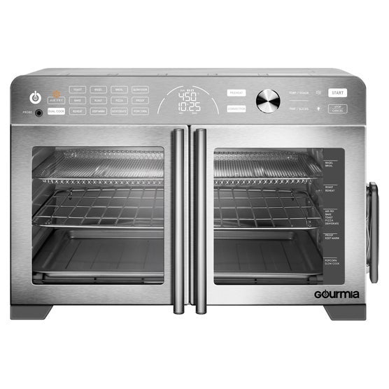 Gourmia XL 13-In-1 French Door Countertop Oven with Air Fry and Temperature Probe