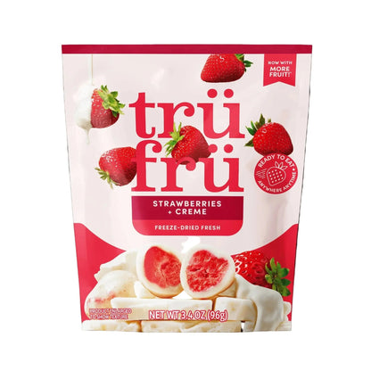 Tru Fru Freeze Dried Strawberries & Crème, 3.4 oz