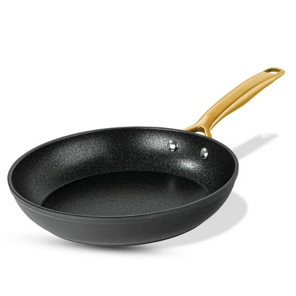 GraniteStone Armor Max 12 Inch Nonstick Frying Pan, 8x Longer Lasting Non Stick Hard Anodized Aluminum Frying Pan, Easy Clean, Oven Safe, Electric Stovetop Compatible