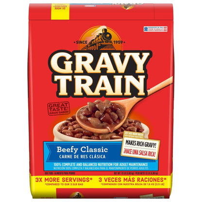 Gravy Train Beefy Classic Dry Dog Food, 13 lb. Bag