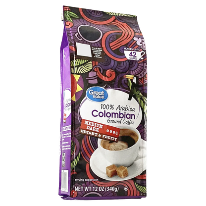 Great Value Donut Shop, 100% Arabica, Medium Roast, Ground Coffee, 12 oz