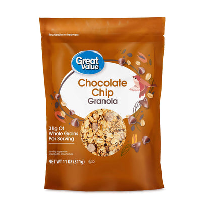 Great Value Chocolate Chip Granola, 11 oz