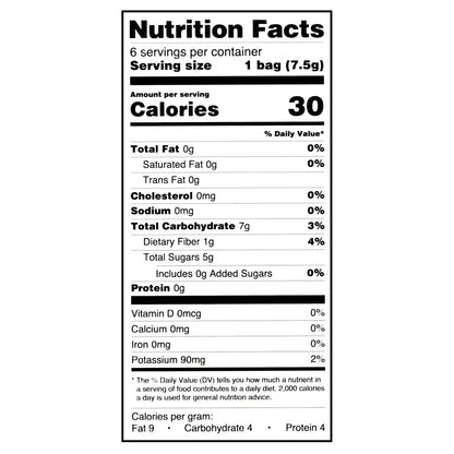 Great Value Freeze Dried Strawberry Fruit Crisps, 0.26 oz, 6 Count