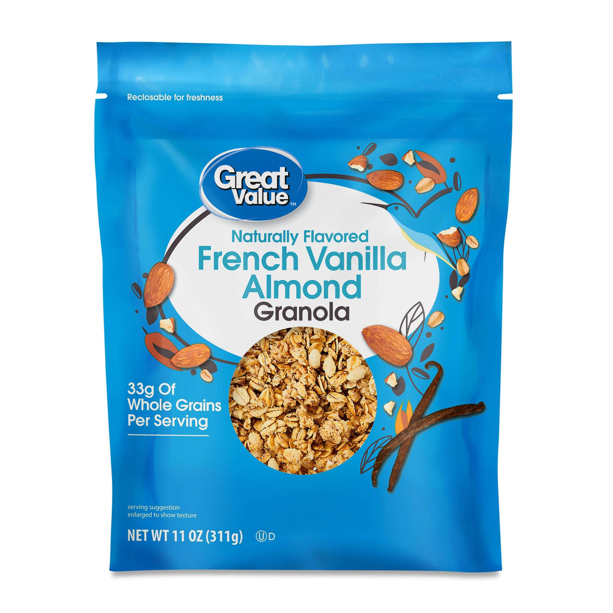 Great Value Chocolate Chip Granola, 11 oz