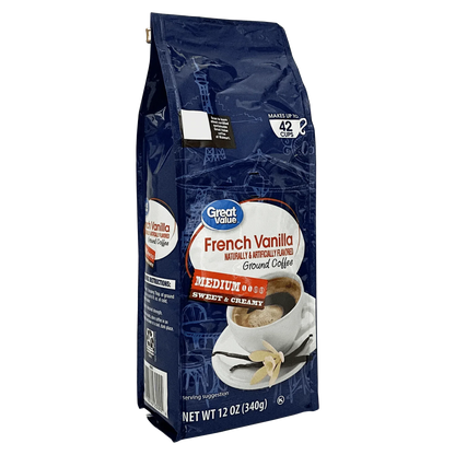 Great Value Donut Shop, 100% Arabica, Medium Roast, Ground Coffee, 12 oz