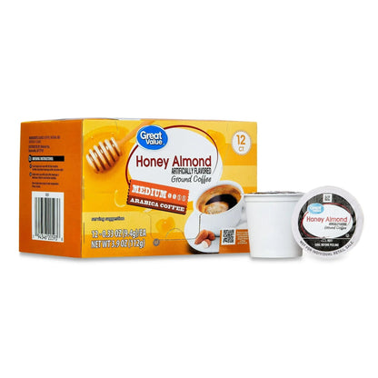 Great Value Espresso, Dark Roast Coffee Pods, 12 Count