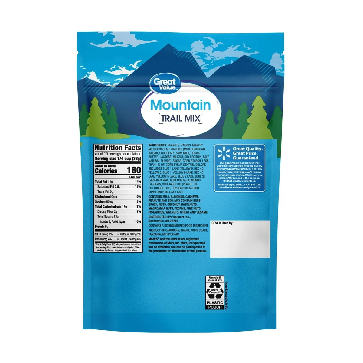 Great Value Mountain Trail Mix, 26 oz