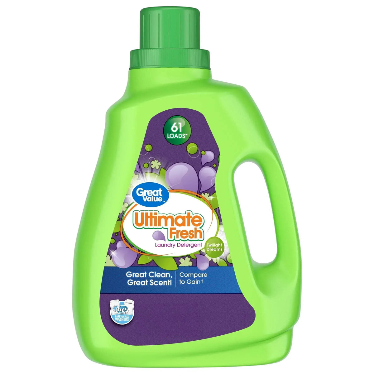 Great Value Ultimate Fresh Twilight Dreams Laundry Detergent 46 fl oz, 32 Loads