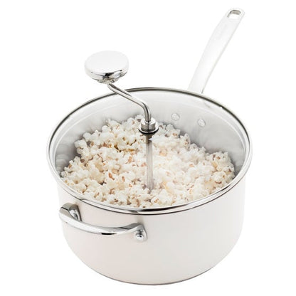 GreenPan 5.39 qt. Stainless Steel Popcorn Popper