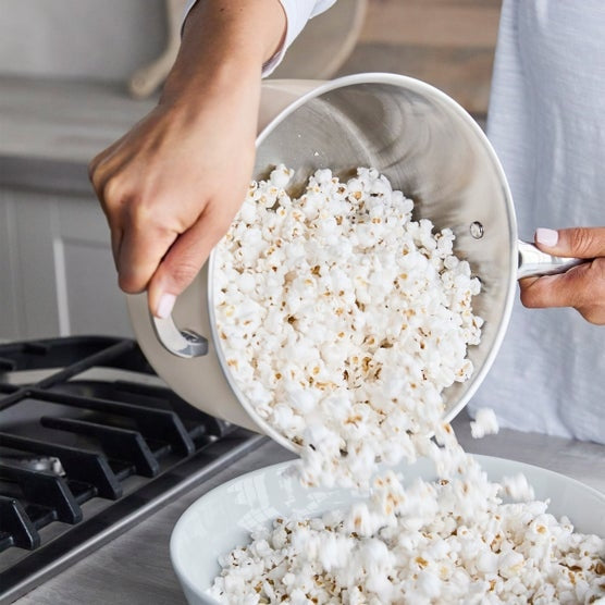 GreenPan 5.39 qt. Stainless Steel Popcorn Popper