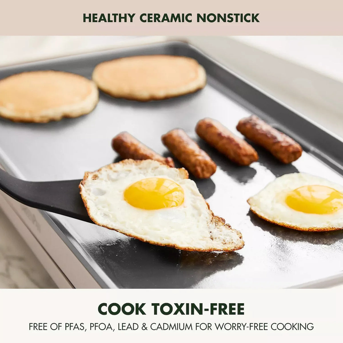 GreenPan Advanced Electric Griddle & Warming Drawer