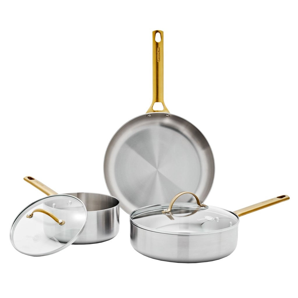 GreenPan Reserve Stainless Steel 5-piece Cookware Set