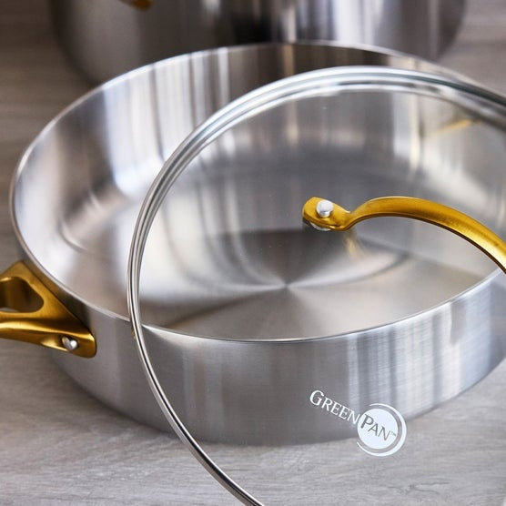 GreenPan Reserve Stainless Steel 5-piece Cookware Set