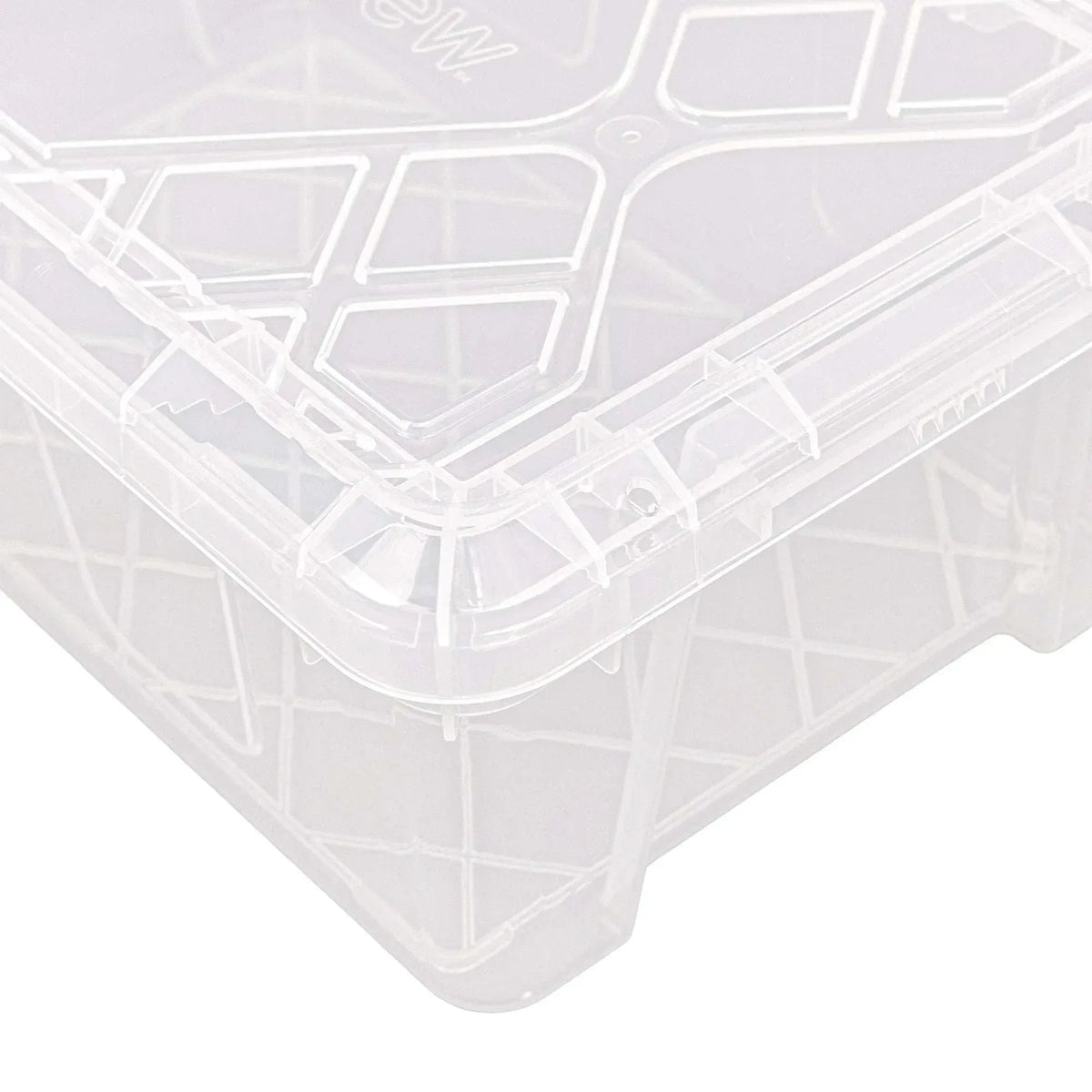 Greenmade InstaView 13 Quart Clear Plastic Stackable Storage Bins, 8-pack