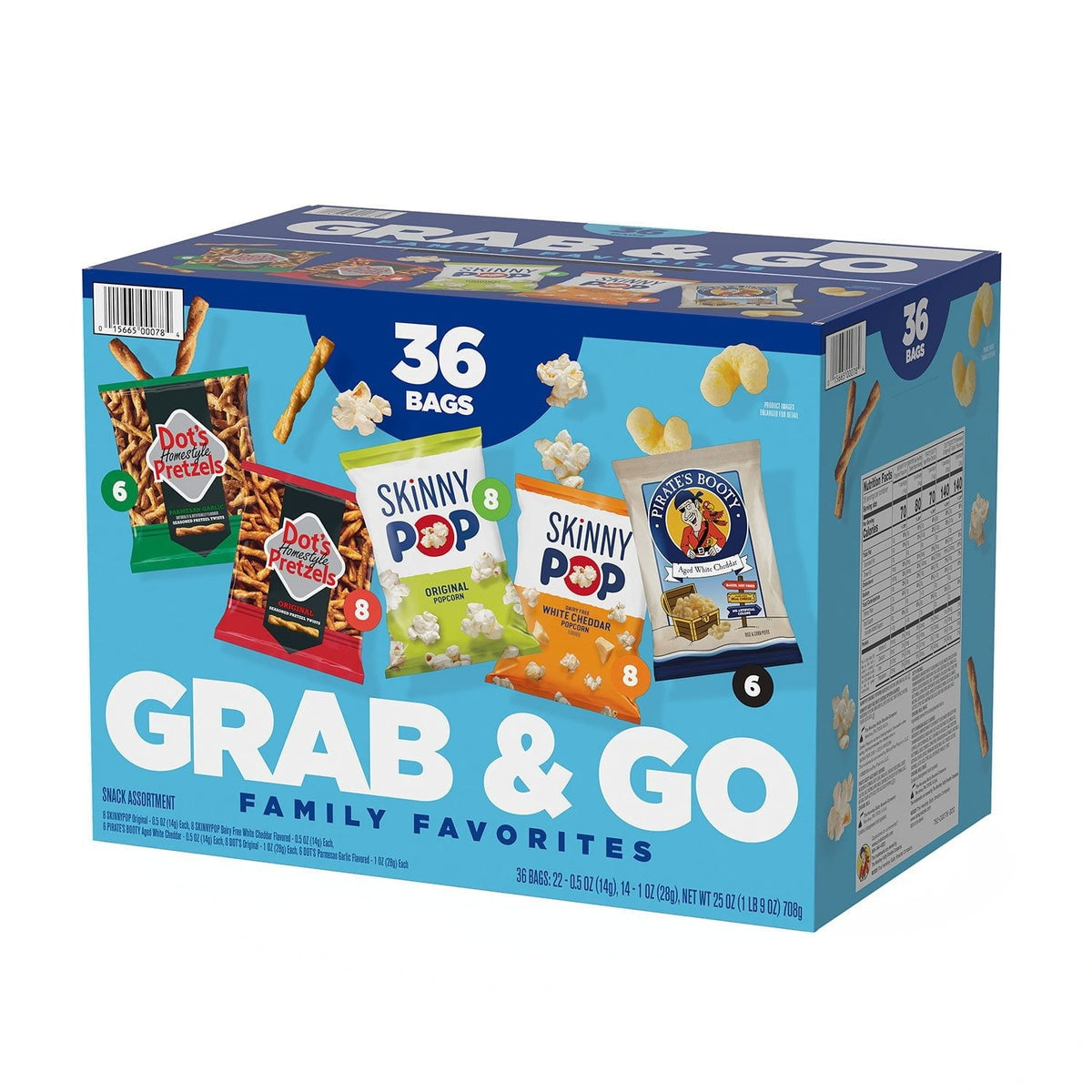 HERSHEY'S Family Favorites Mix, Variety Pack Snacks, 0.5 oz., 36 pk.