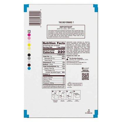 HERSHEY'S Cookies 'n' Creme Candy Bars, Full Size, 1.55 oz., 36 pk.