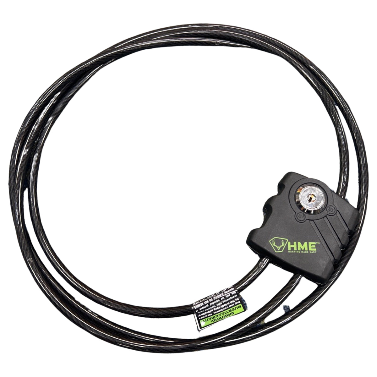HME Trail Camera 5/16" Cable Lock, 7FT Long