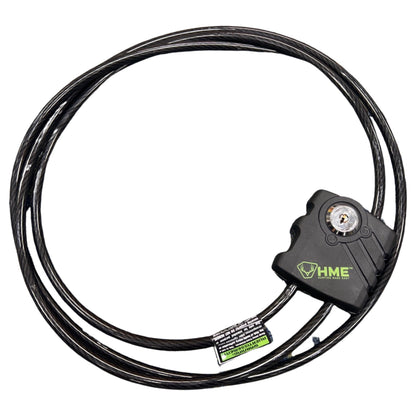 HME Trail Camera 5/16" Cable Lock, 7FT Long