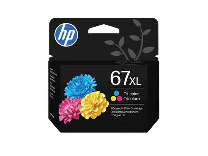 HP 67XL High Yield Black Original Ink Cartridge, ~240 pages, 3YM57AN#140